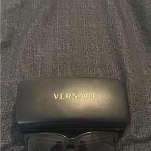 Versace Black Sunglasses with Case